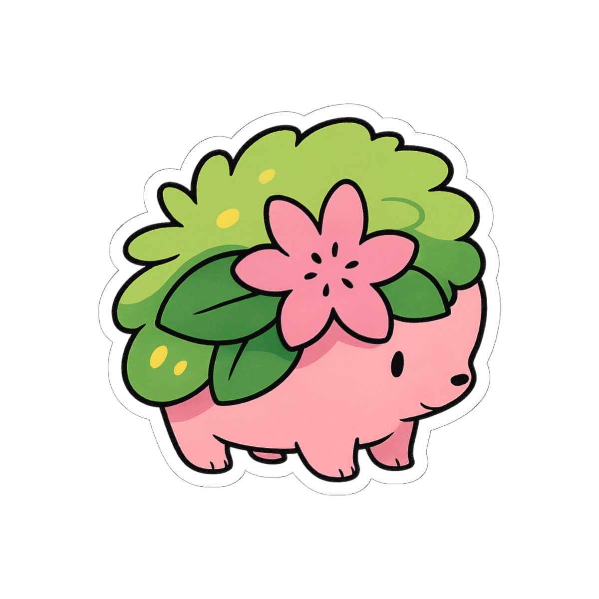Shaymin Pokémon Sticker | Cute Vinyl Decal - alternate angle 2, merchandise