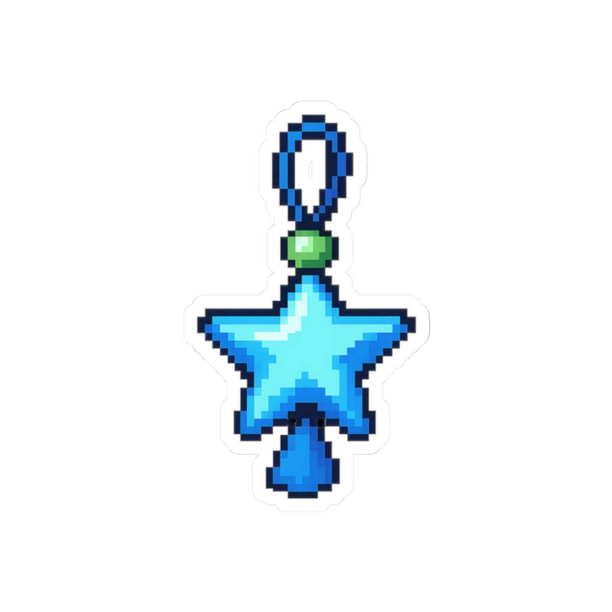 Shiny Charm Sticker | Cute Sparkly Vinyl Decal - alternate angle 3, merchandise