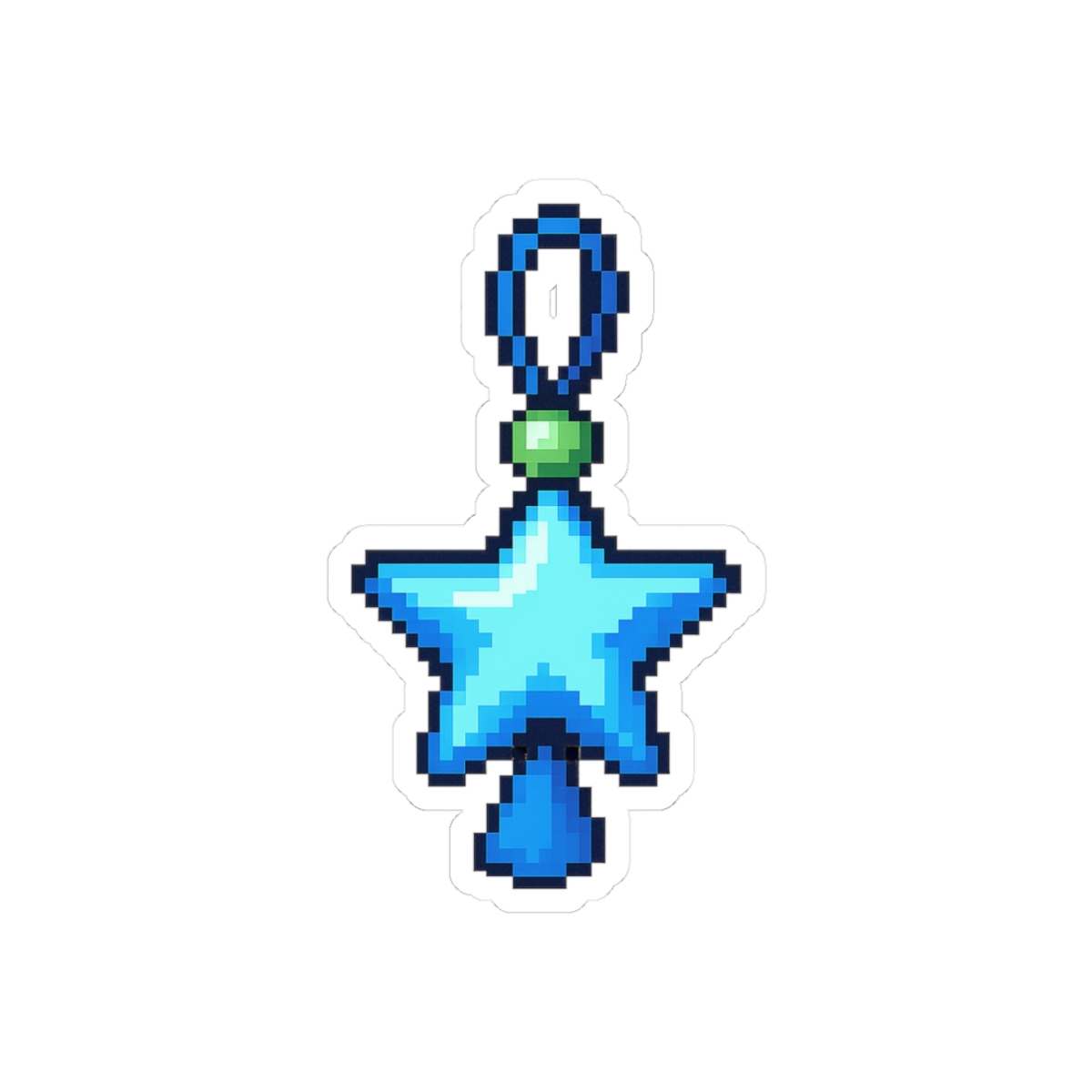 Shiny Charm Sticker | Cute Sparkly Vinyl Decal - alternate angle 1, merchandise