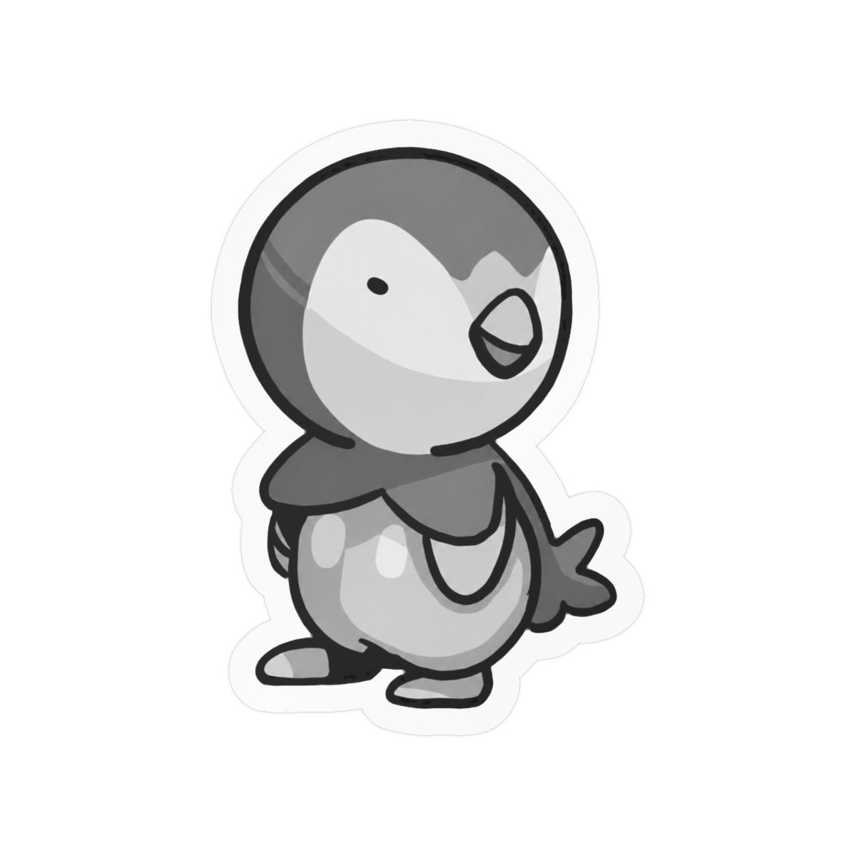 Cute Piplup Pokémon Sticker - Adorable Vinyl Decal for Trainers - alternate angle 1, merchandise