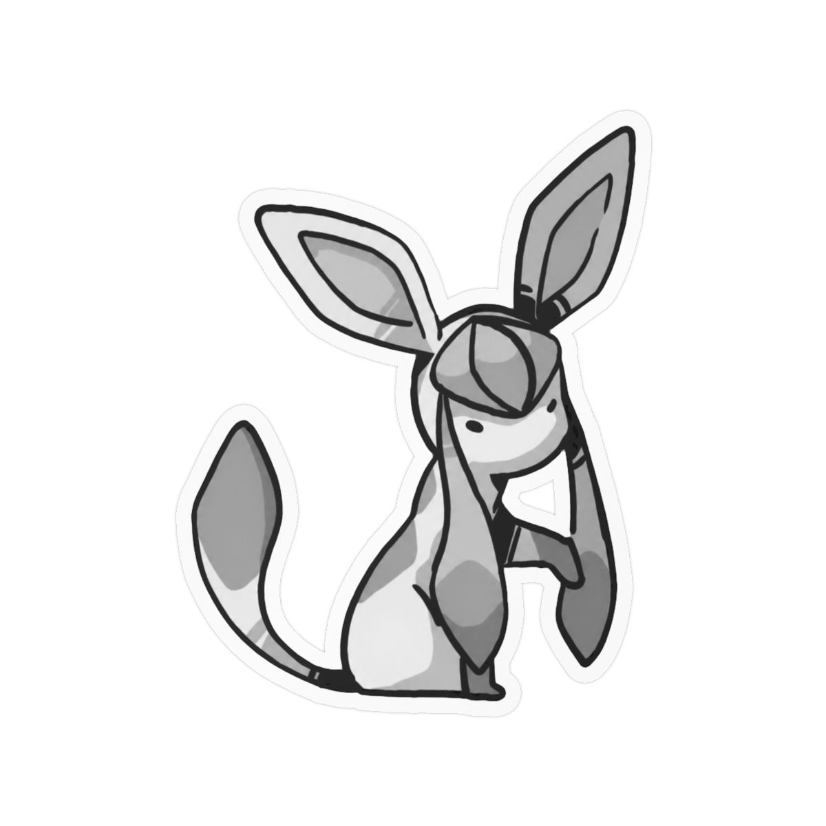 Glaceon Pokémon Sticker | Cute Vinyl Decal