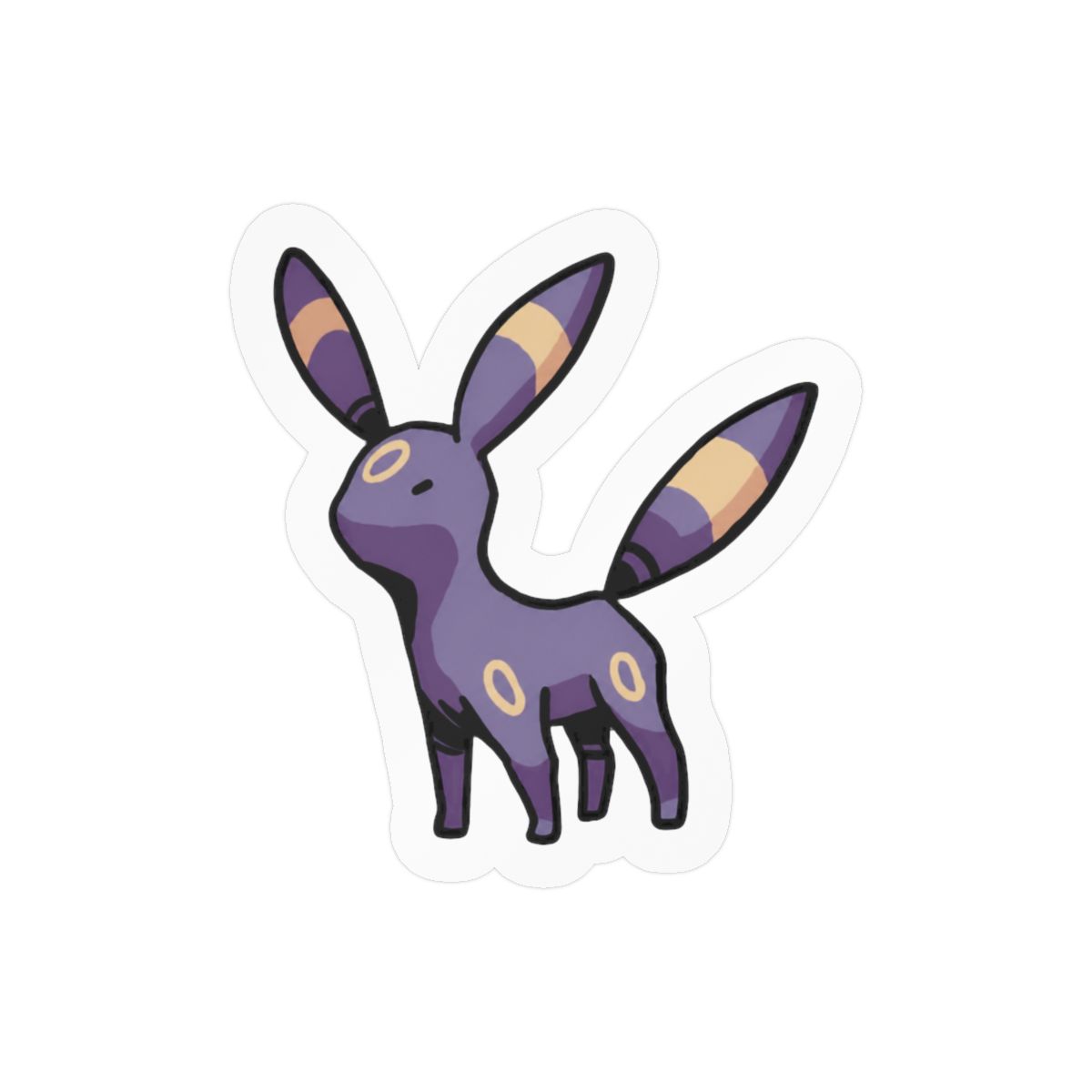 Umbreon by Static Wool Sticker | Sleek Pokémon Vinyl Decal - Official Stickers merchandise