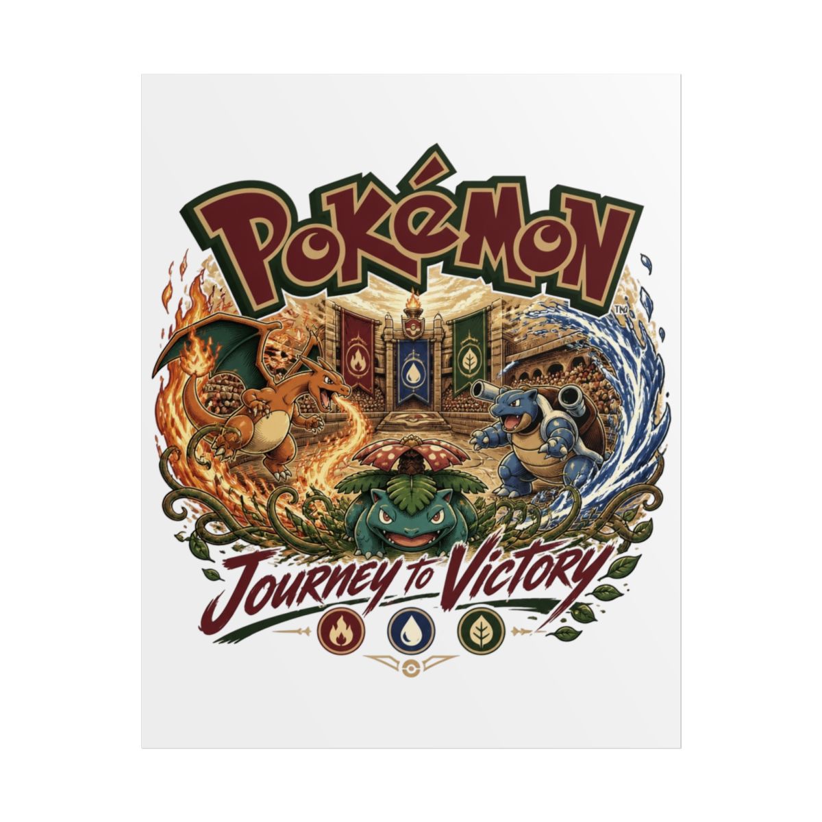Pokemon "Explore Your Wilderness" Poster