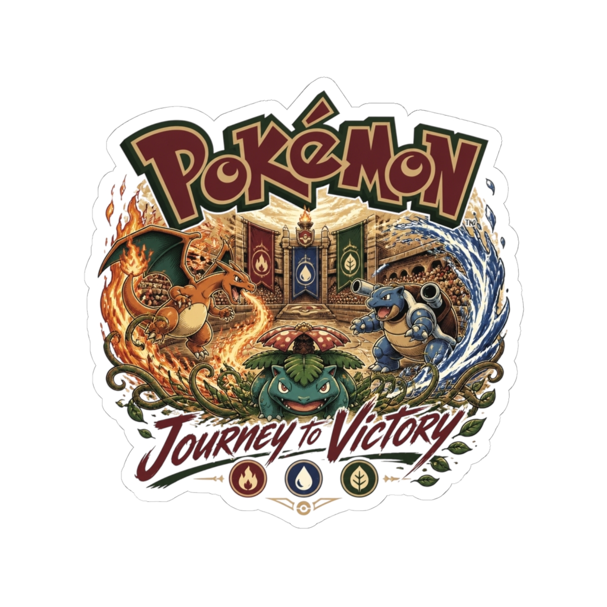 Pokemon "Explore Your Wilderness" Sticker