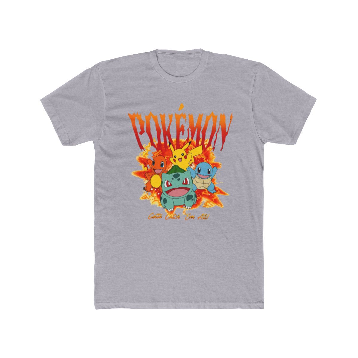 Pokémon Kanto Starter Flames T Shirt | Pokemon