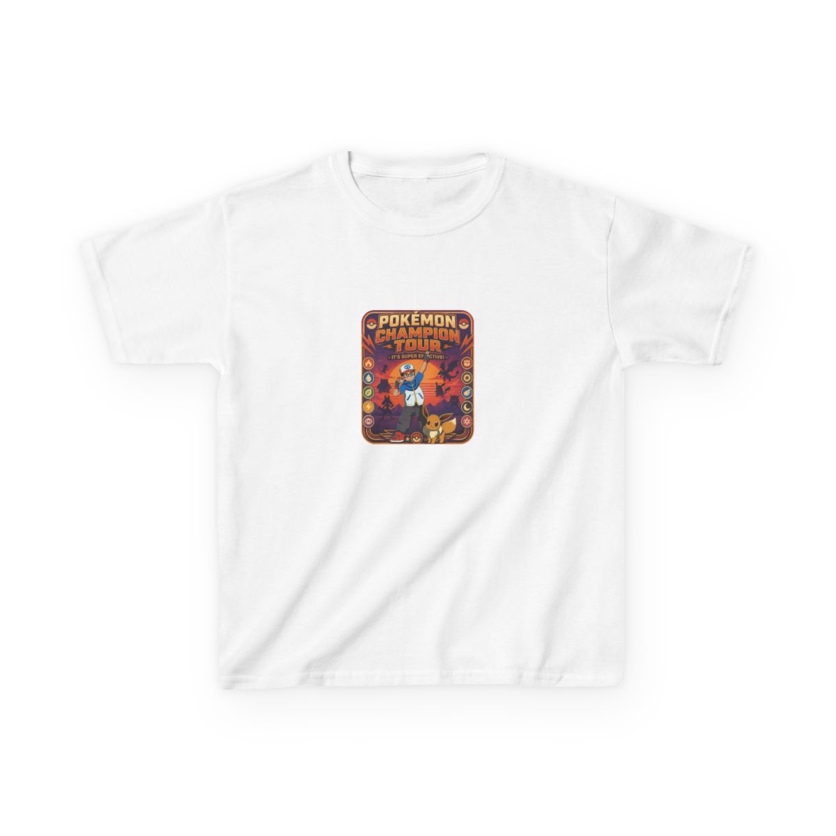 Monster Collecting Legacy Tour Kids T-Shirt | Retro Adventure Style
