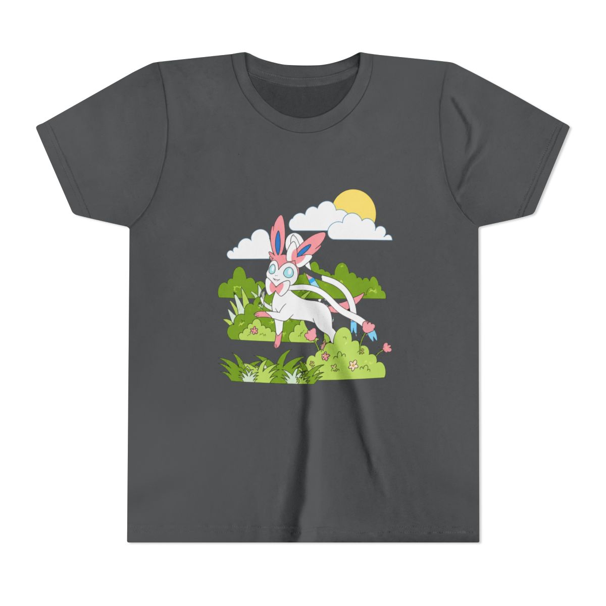 Pokémon Sylveon Scenic Kids T Shirt | Pokemon - alternate angle 5, merchandise
